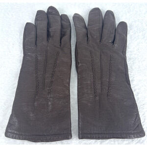 Fownes Genuine Leather Mens Gloves 100% Acrylic Lining Size 7 WPL9522
